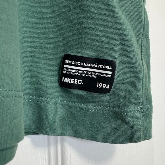 Nike F.C. Soccer Athletic Cut Short Sleeve T-Shirt Men’s XL Light Green - Picture 7 of 9